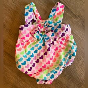 🌺10/$20 Children’s Place Multicolor Heart Baby Swimsuit